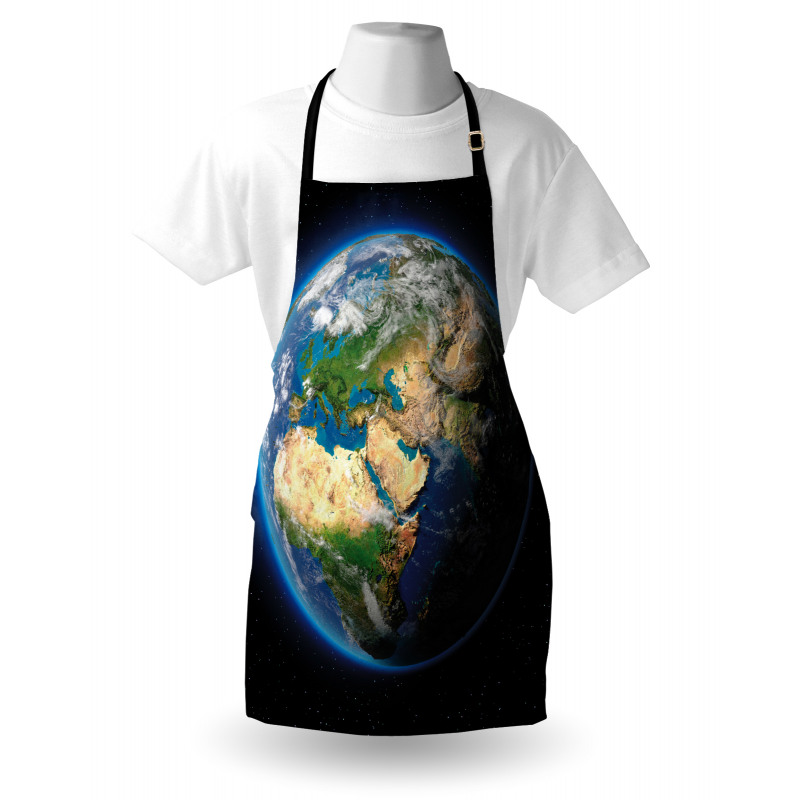 Vivid Blue Seas Greenery Apron