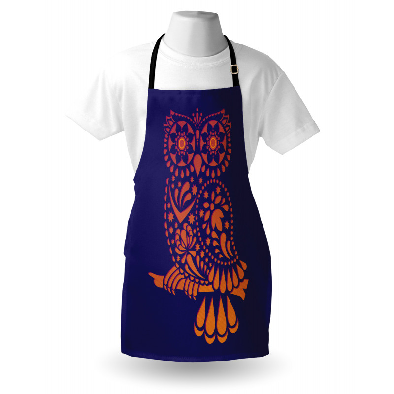 Ornamental Vintage Owl Apron