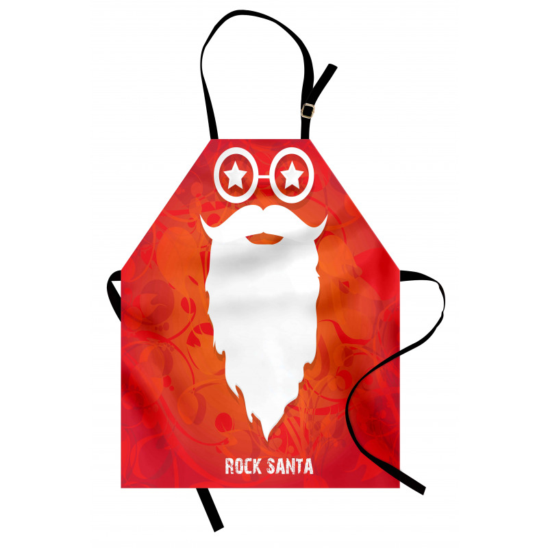 Rock Santa Claus Xmas Apron