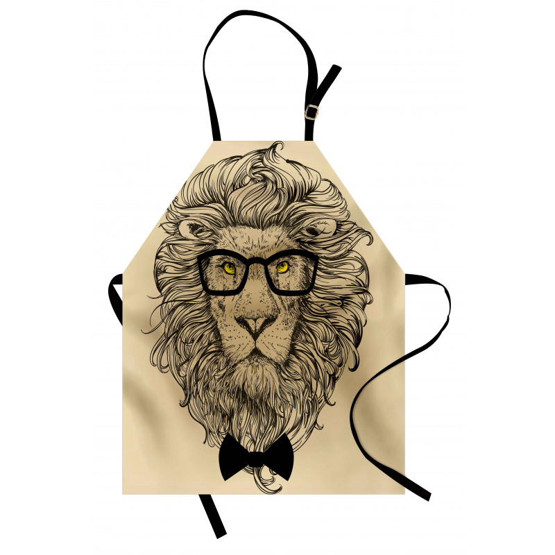 Dandy Cool Lion Character Apron