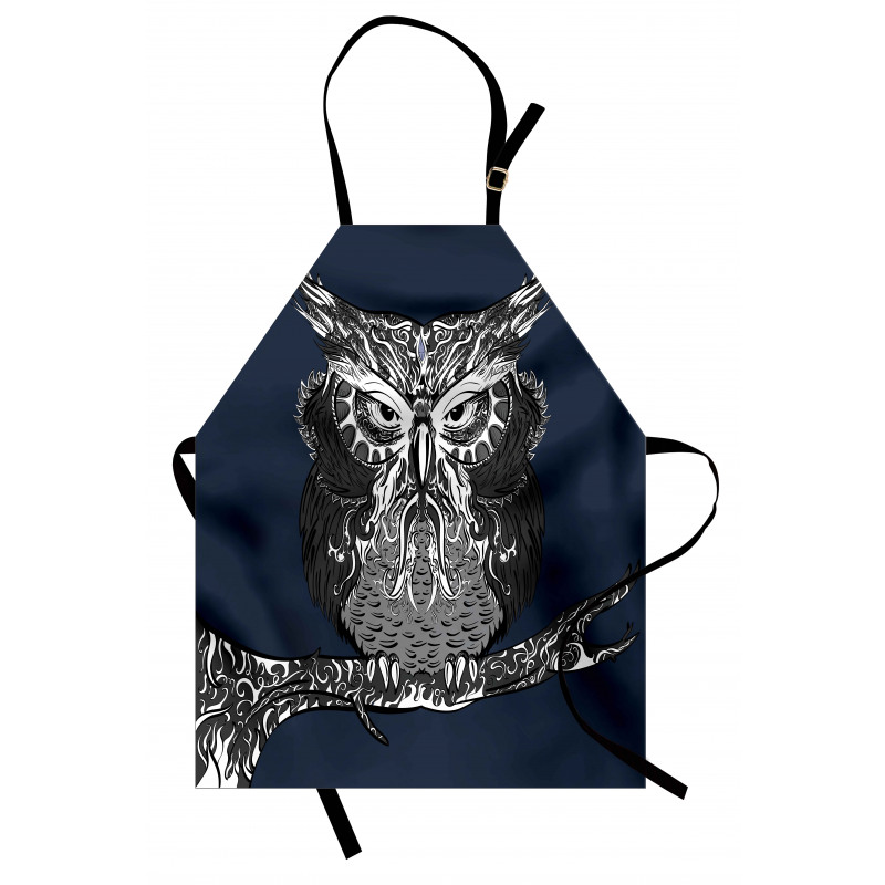 Owl Vintage Ornaments Apron