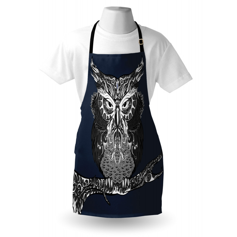 Owl Vintage Ornaments Apron