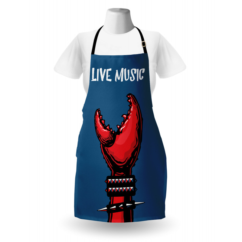 Crab Claw Spiky Wristlets Apron