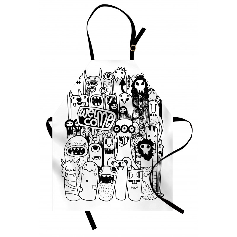 Welcoming Monster Apron