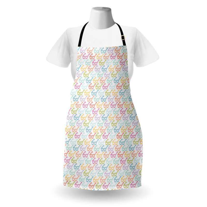 Colorful Classic Glasses Apron