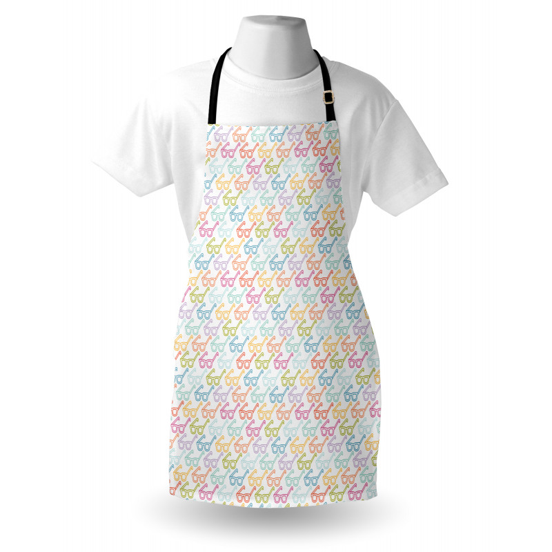 Colorful Classic Glasses Apron