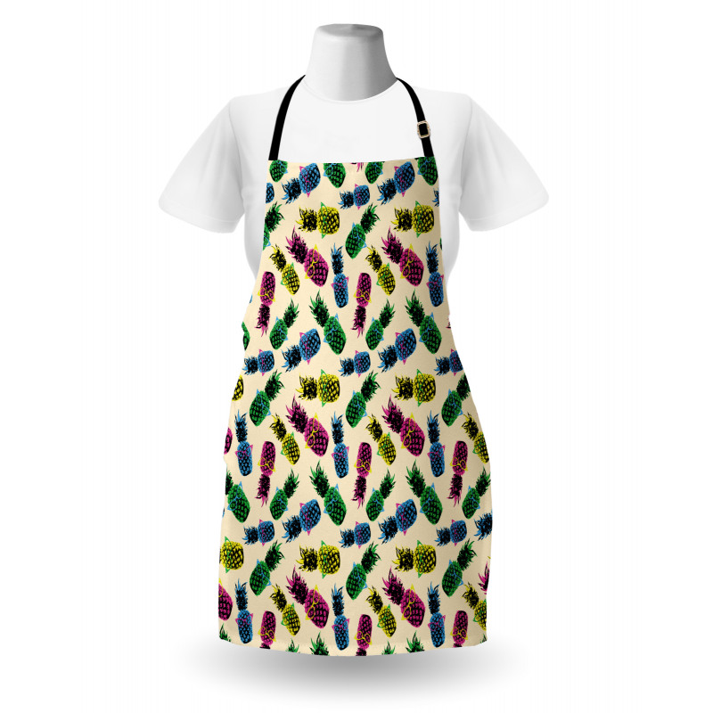 80s Vibrant Pineapple Apron