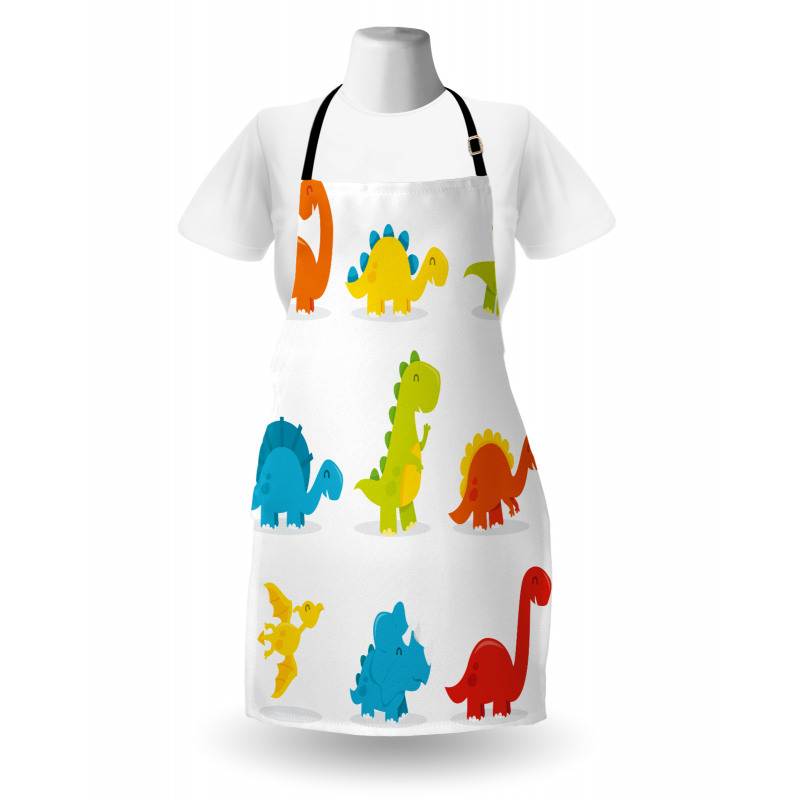 Funny Cartoon Set Apron