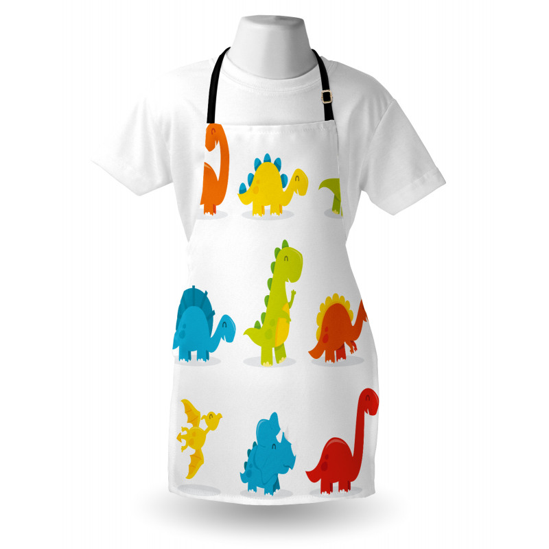 Funny Cartoon Set Apron