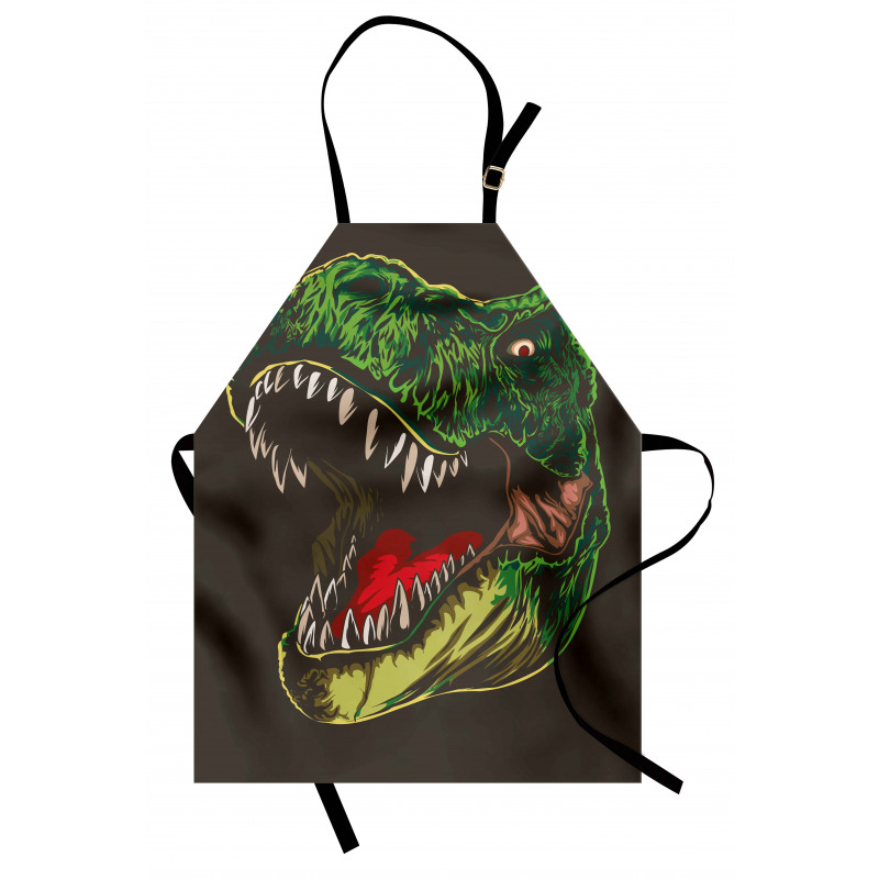 Aggressive Wild T-Rex Apron