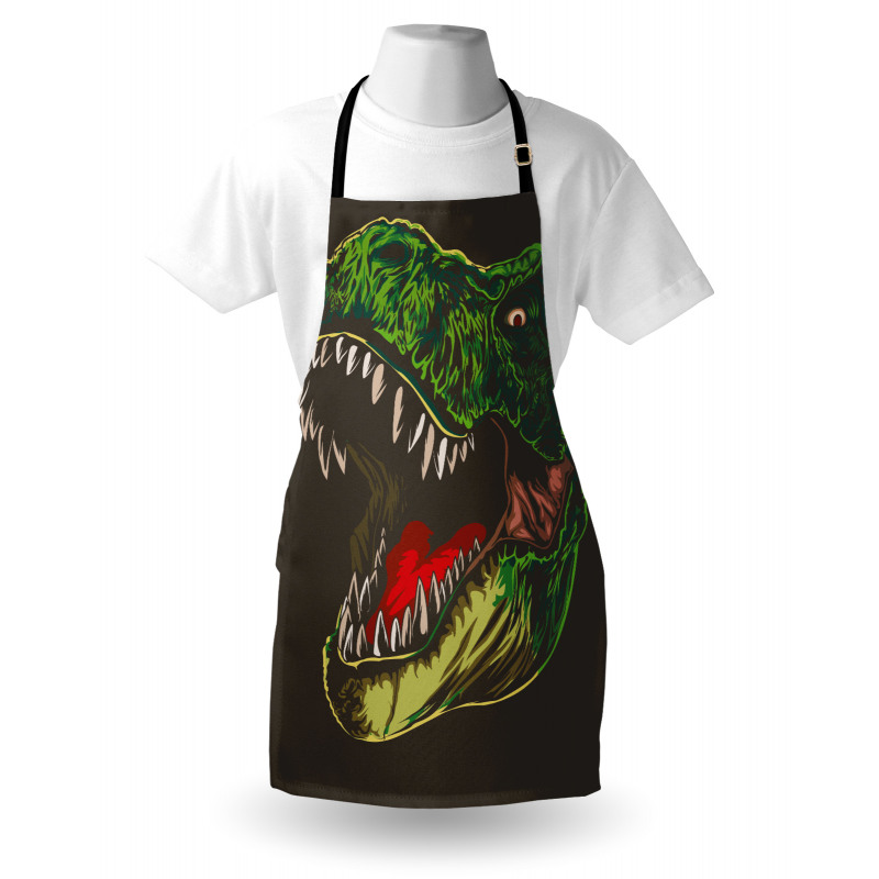 Aggressive Wild T-Rex Apron