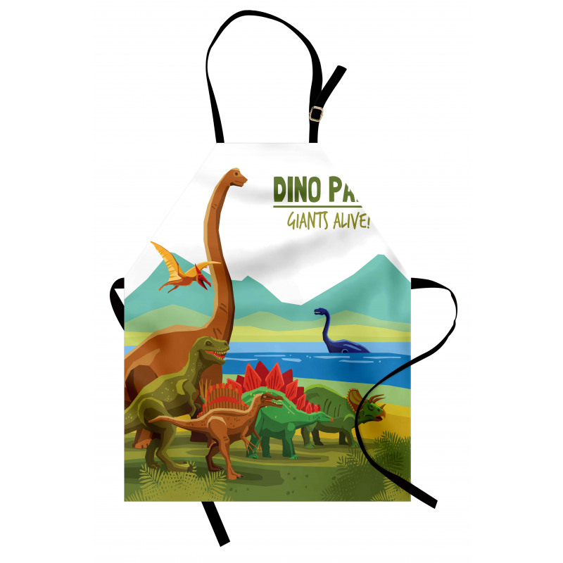 Dino Park Alive Theme Apron