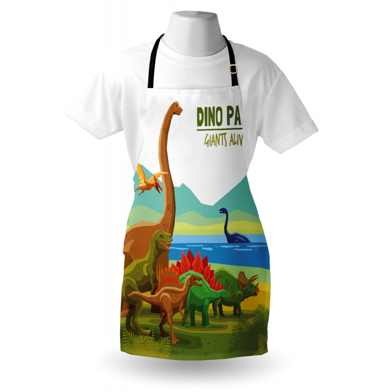 Dino Park Alive Theme Apron