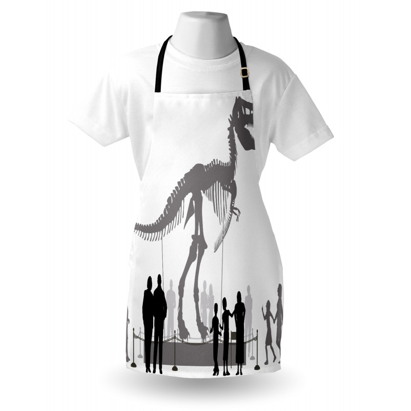 People Look at T-Rex Apron