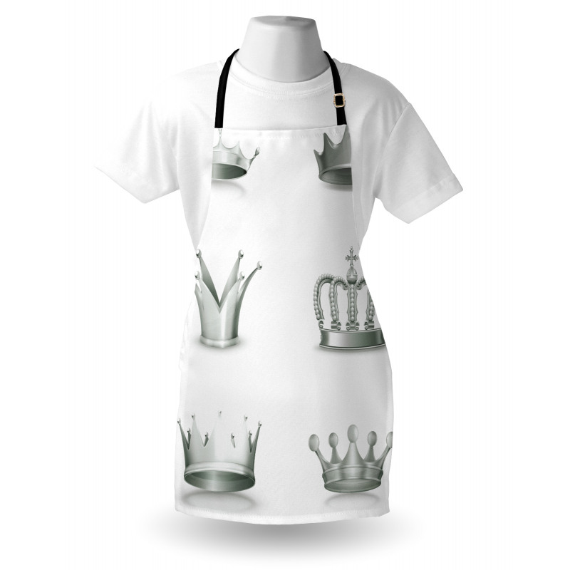 Various Antique Crowns Apron