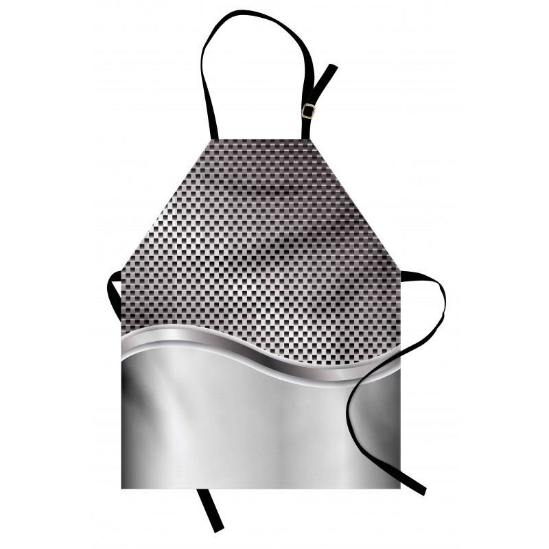 Industrial Grid Motif Apron