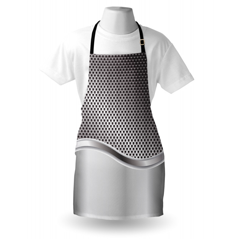 Industrial Grid Motif Apron