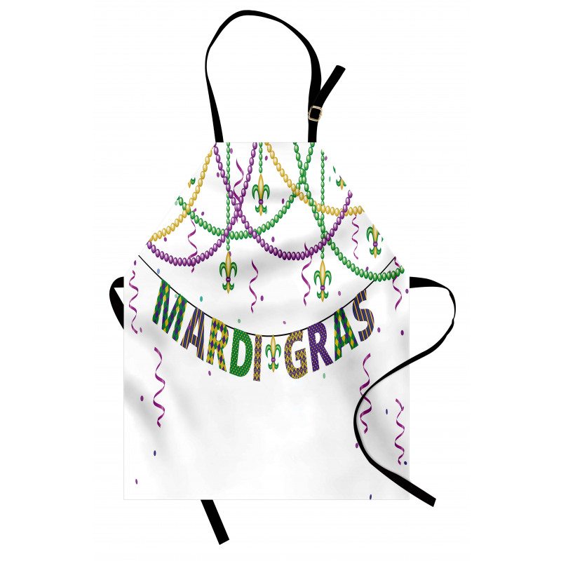 Fleur De Lis Beads Apron