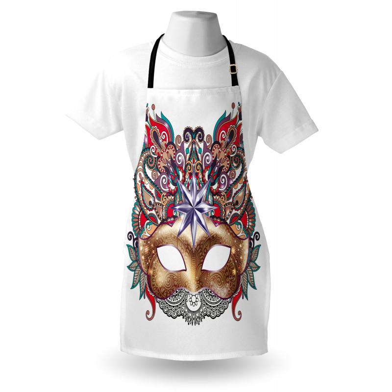 Venetian Ornate Mask Apron