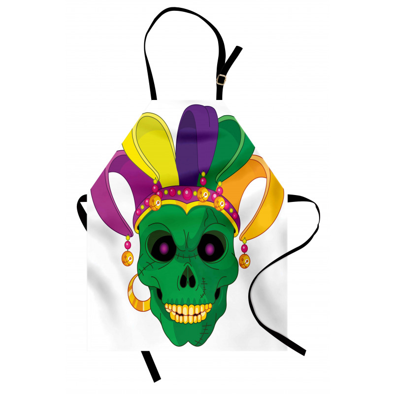 Scary Skull Mask Hat Apron