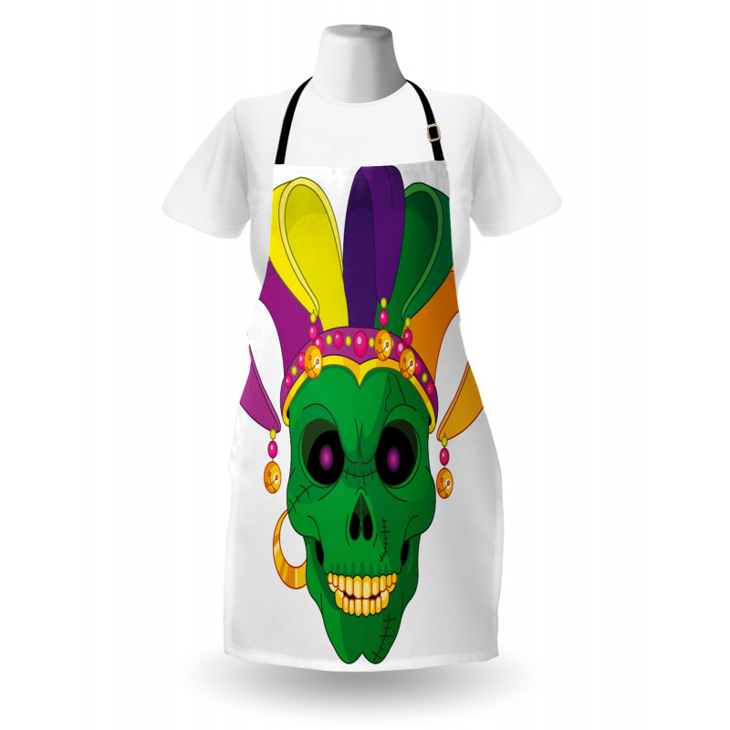 Scary Skull Mask Hat Apron