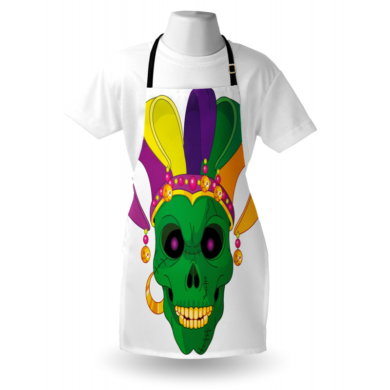 Scary Skull Mask Hat Apron