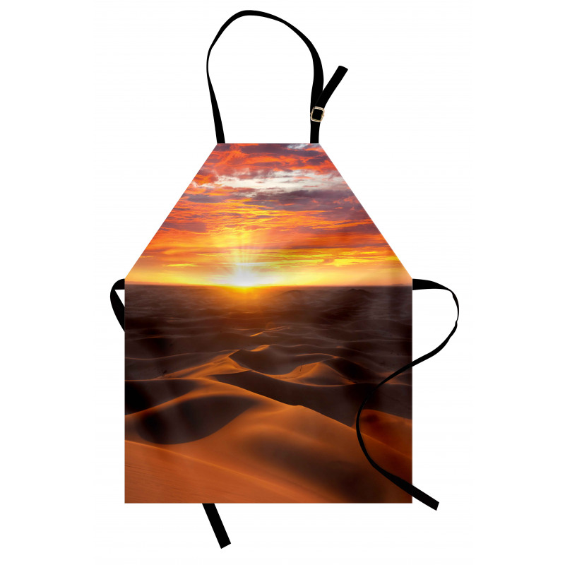 Dramatic Sunset Scenery Apron