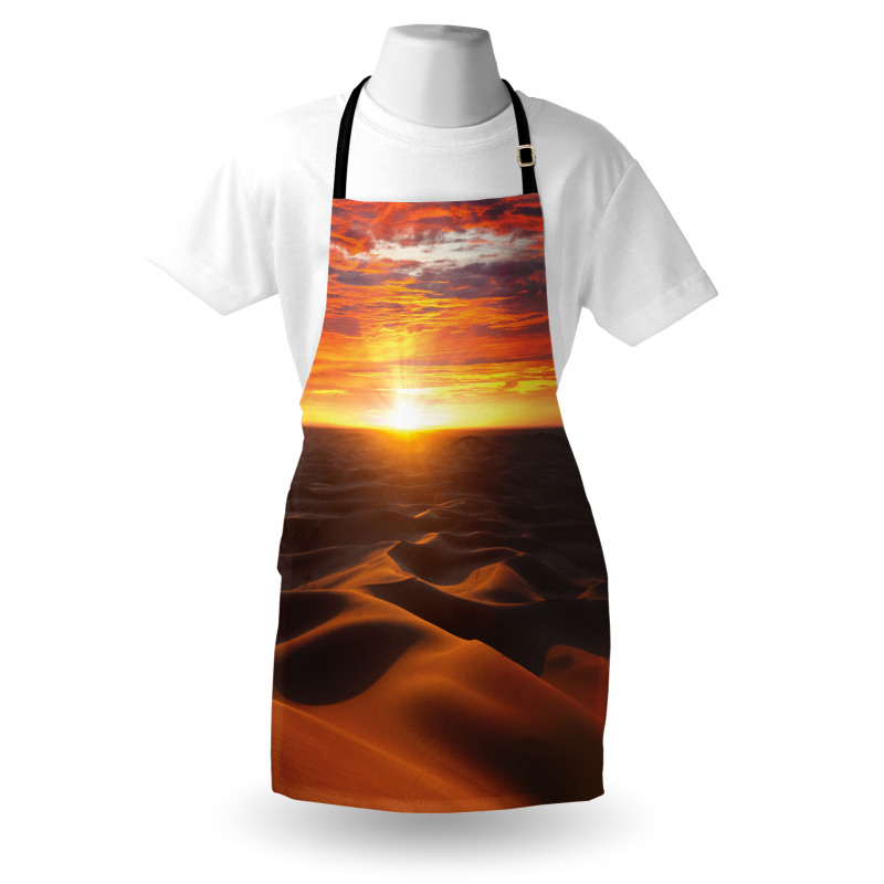 Dramatic Sunset Scenery Apron