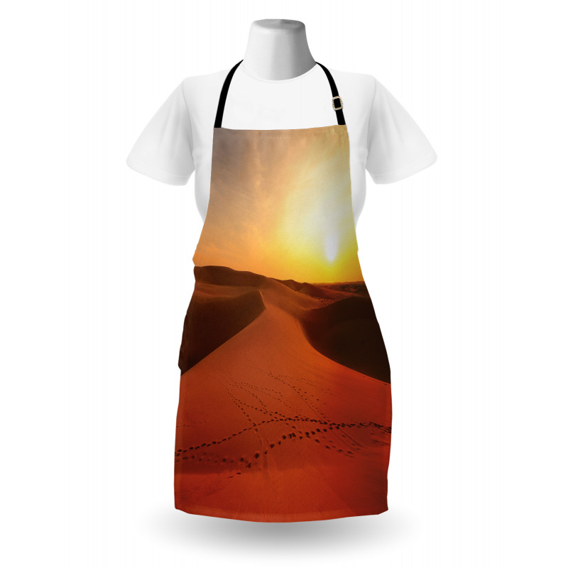 Footprints on Sand Dunes Apron