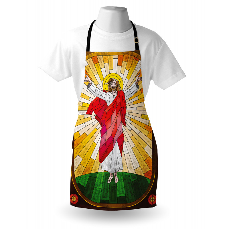 Stained Glass Design Paint Apron