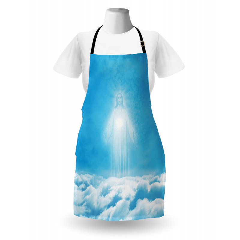 Above the Clouds Ancient Scene Apron