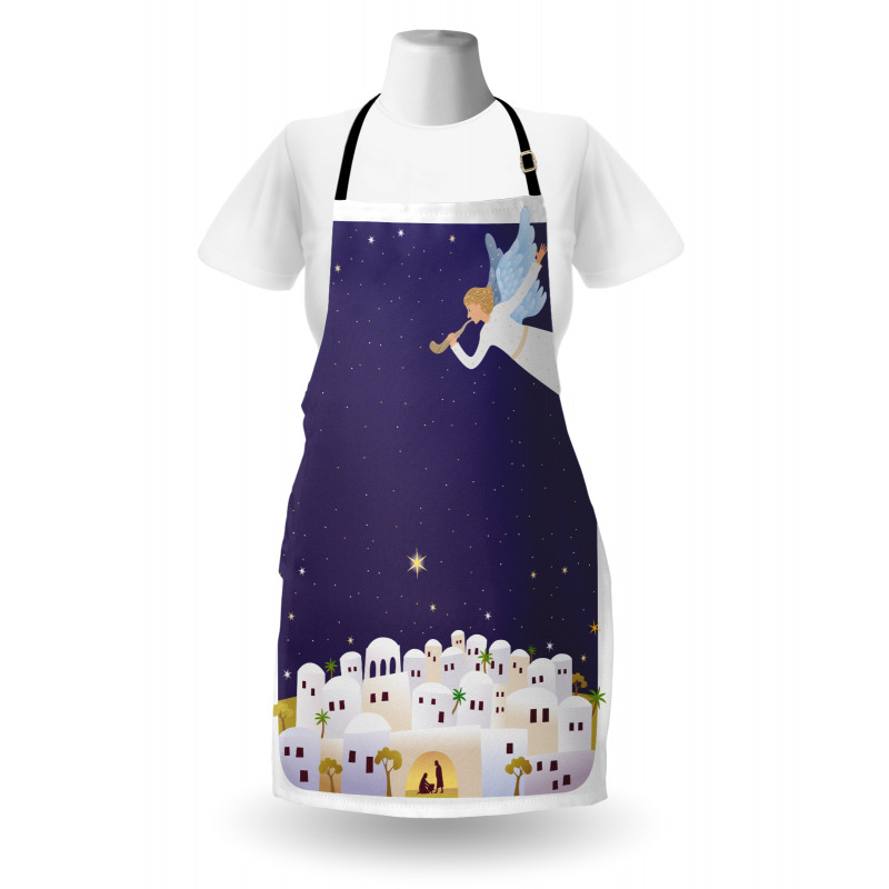 Ancient Figure Illustration Apron