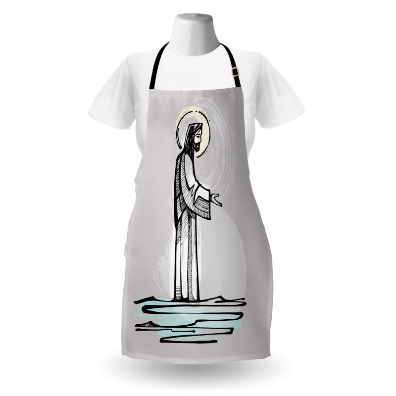 Walk on Water Open Hand Apron