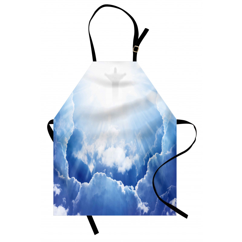 Ethereal Blue Sky Apron
