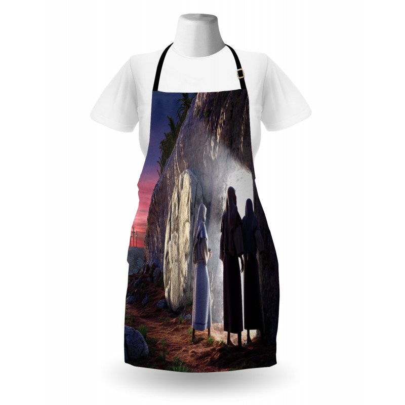 Finding Empty Tomb Motif Apron