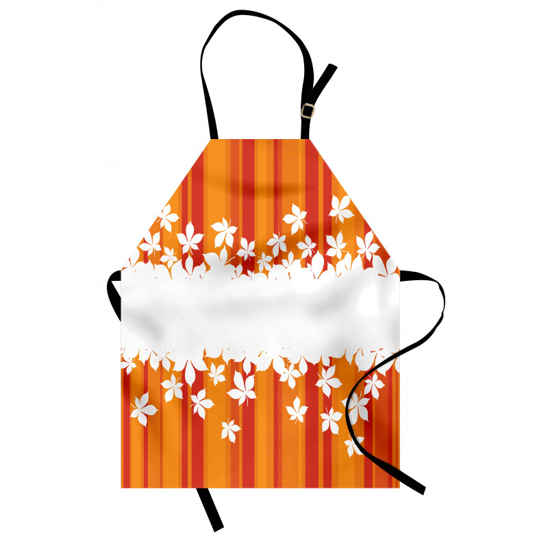 Autumnal Colors Stripes Apron