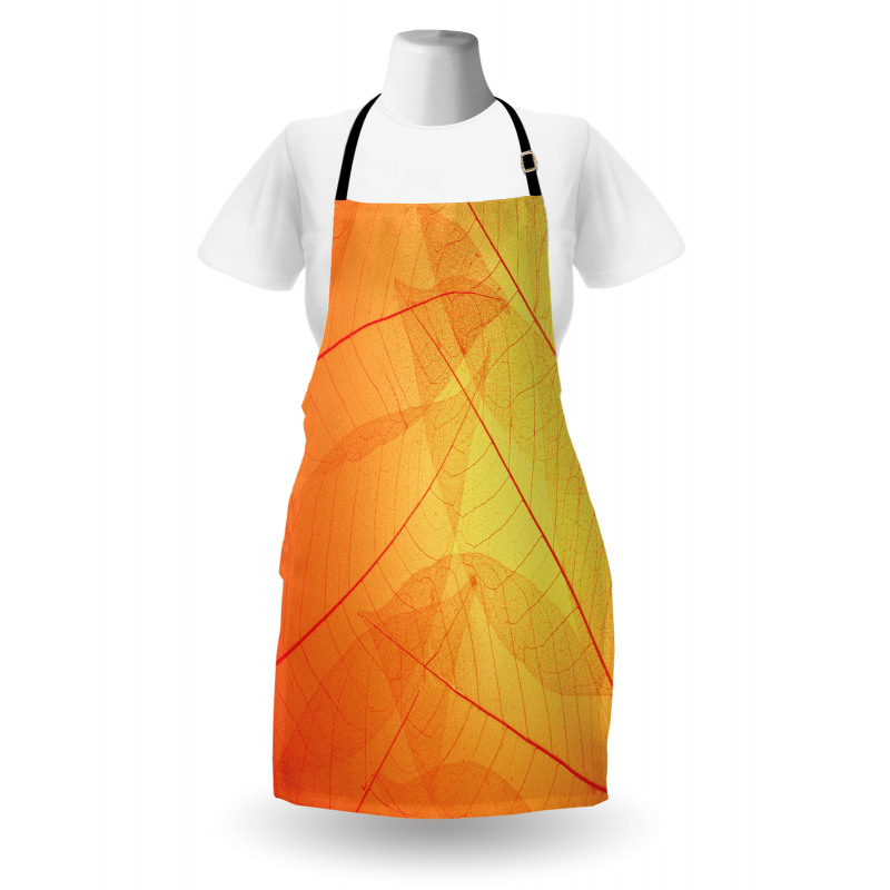 Autumn Nature Dry Leaves Apron