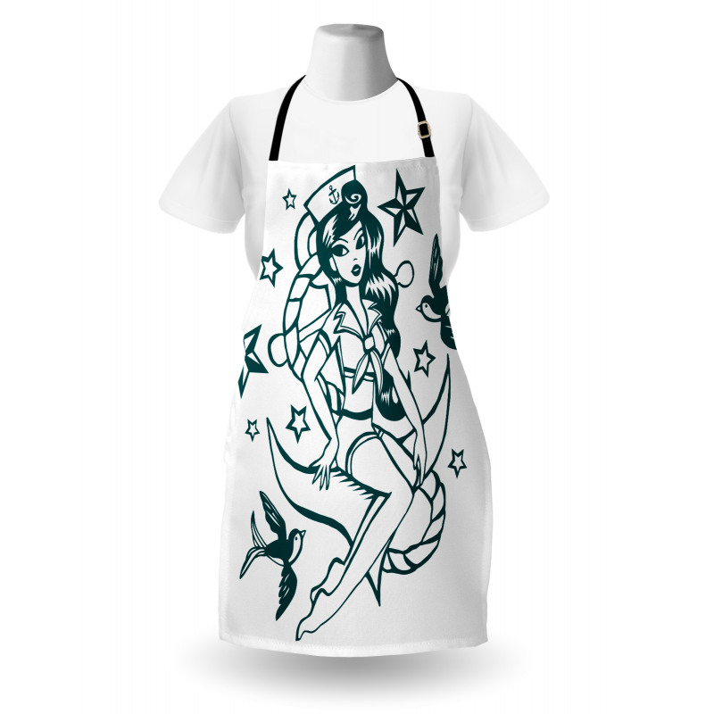 Pin-up Girl Sailor Suit Apron