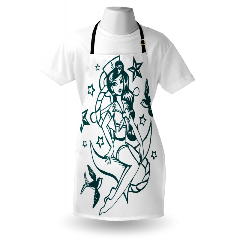 Pin-up Girl Sailor Suit Apron