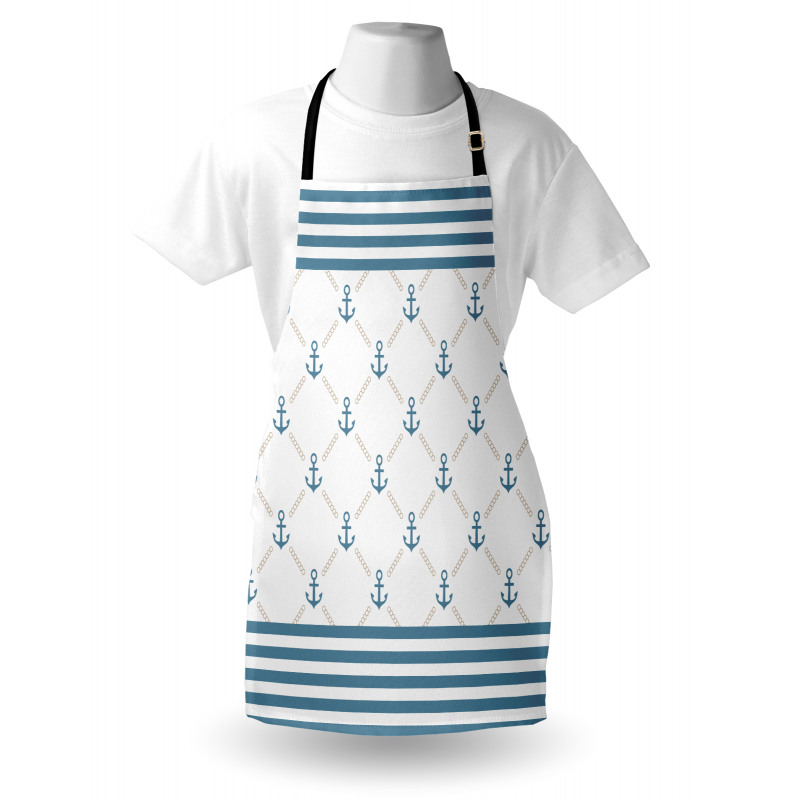 Abstract Stripes Chain Apron