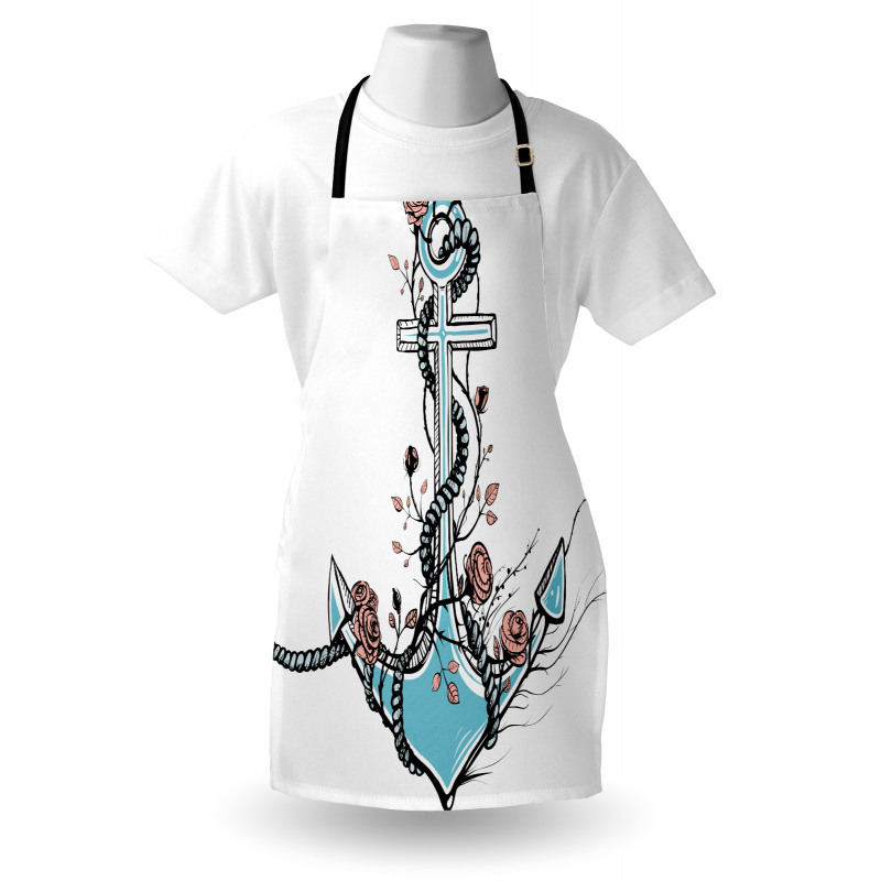 Romantic Design Anchor Apron