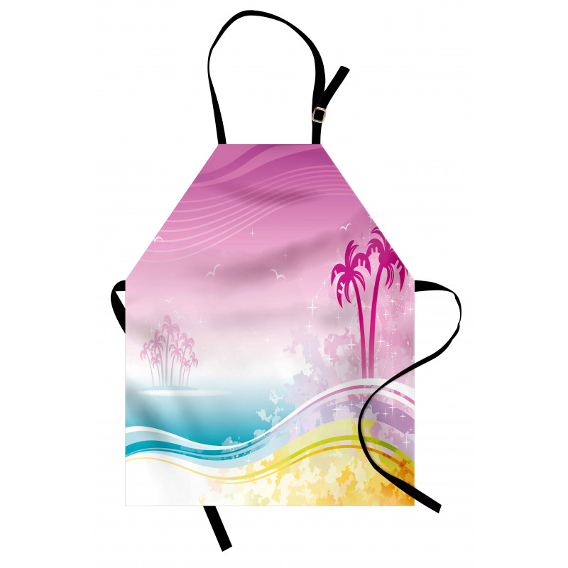 Fantasy Beach Island Coast Apron