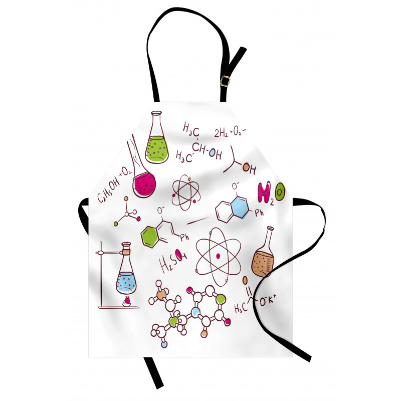 Doodle Style Atom Apron