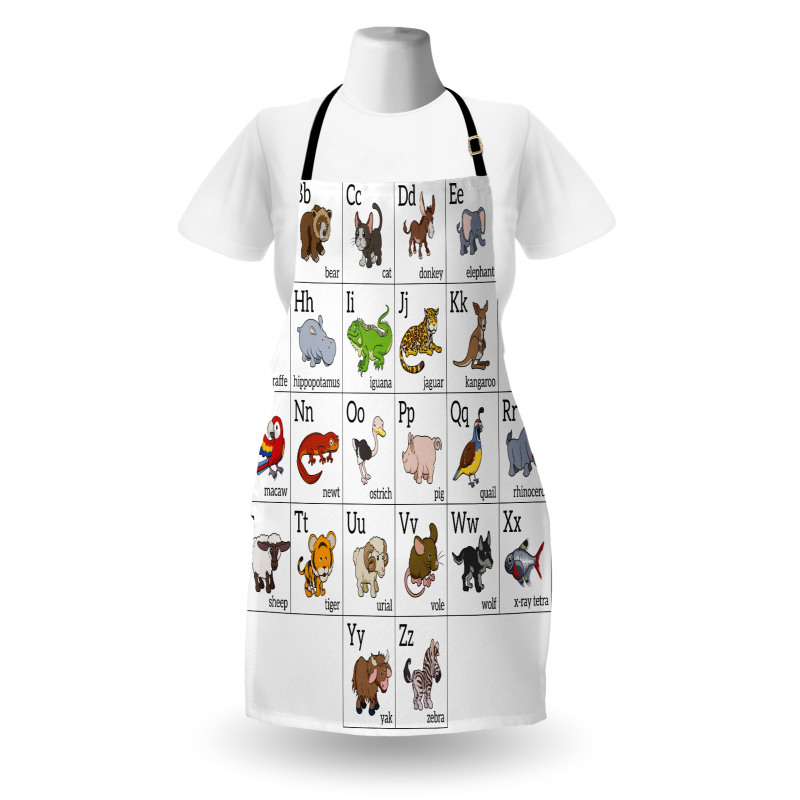 Alphabet Chart Apron