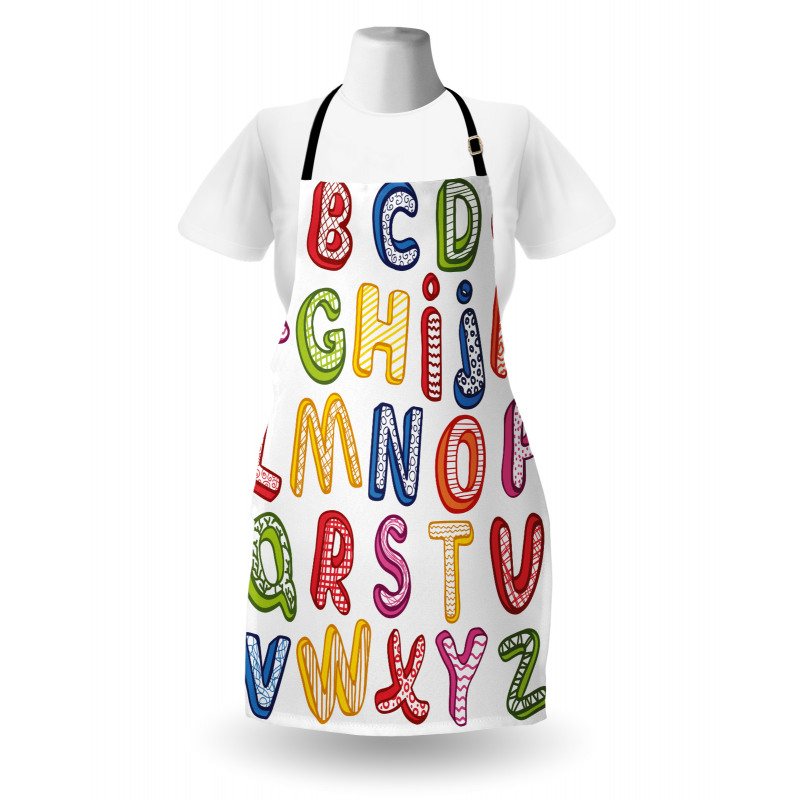 3D Letters ABC Apron