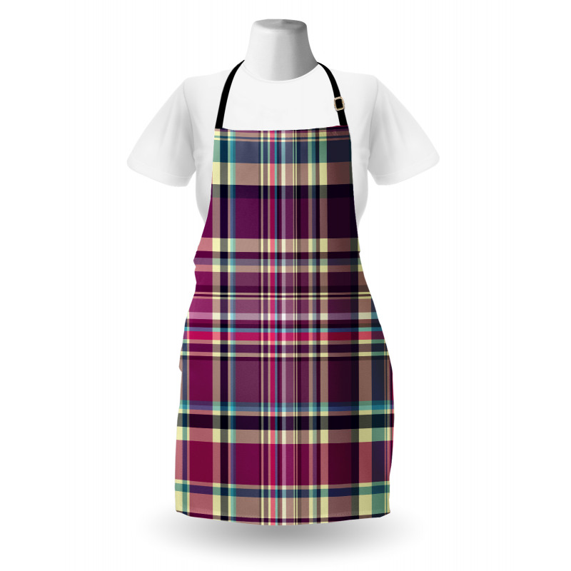 Vintage Purple Retro Apron