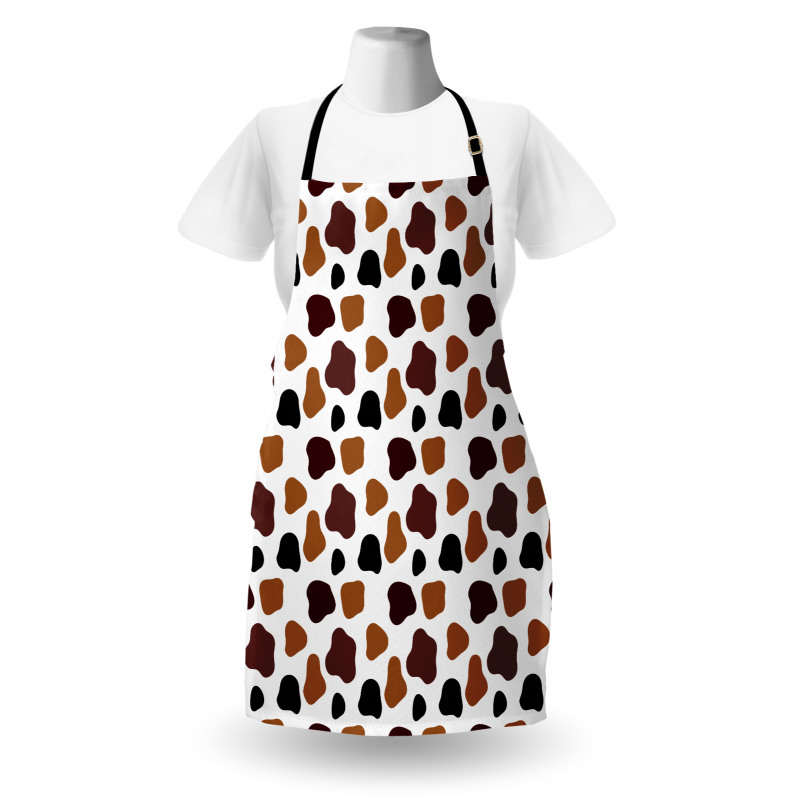 Abstract Cow Hide Apron