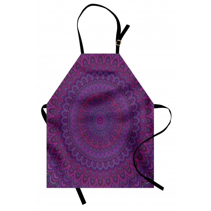 Vintage Purple Mandala Apron