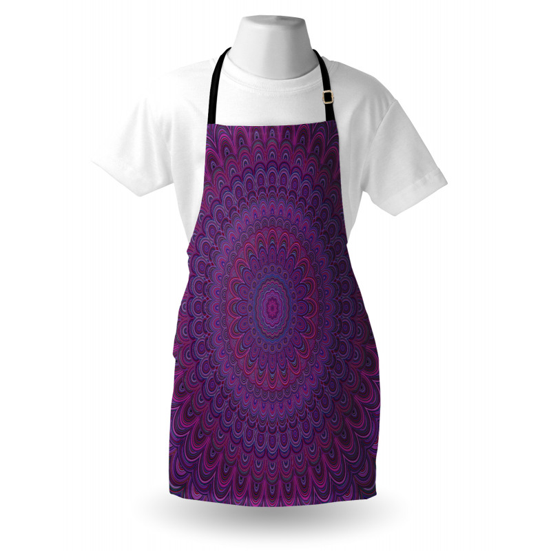 Vintage Purple Mandala Apron