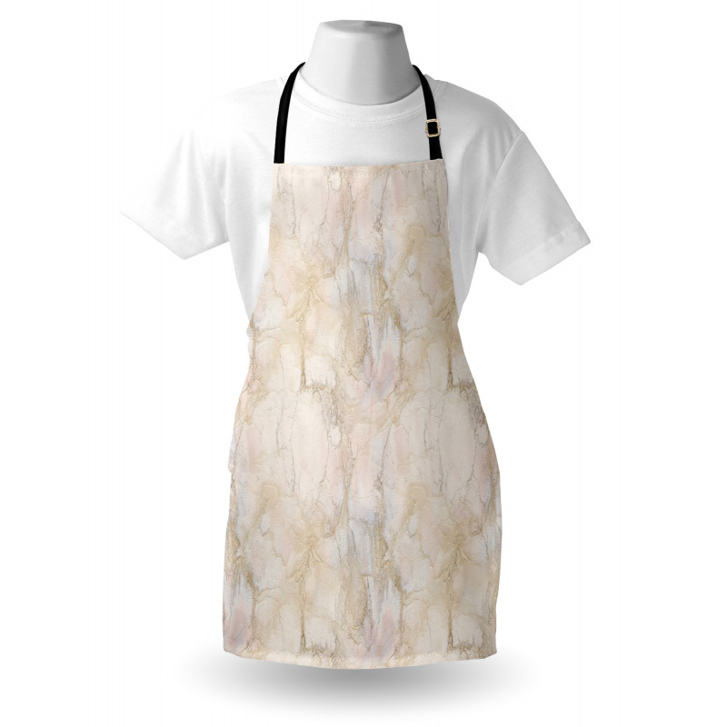 Pink Peach Colors Cracks Apron